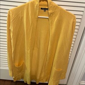 Pink Clover Soft Yellow Cardigan